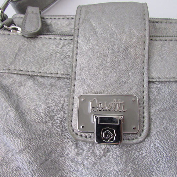 ROSETTI Silver Crossbody Organizer Handbag - Picture 3 of 7